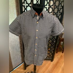 Robert Graham Short Sleeve Shirt Sz Medium